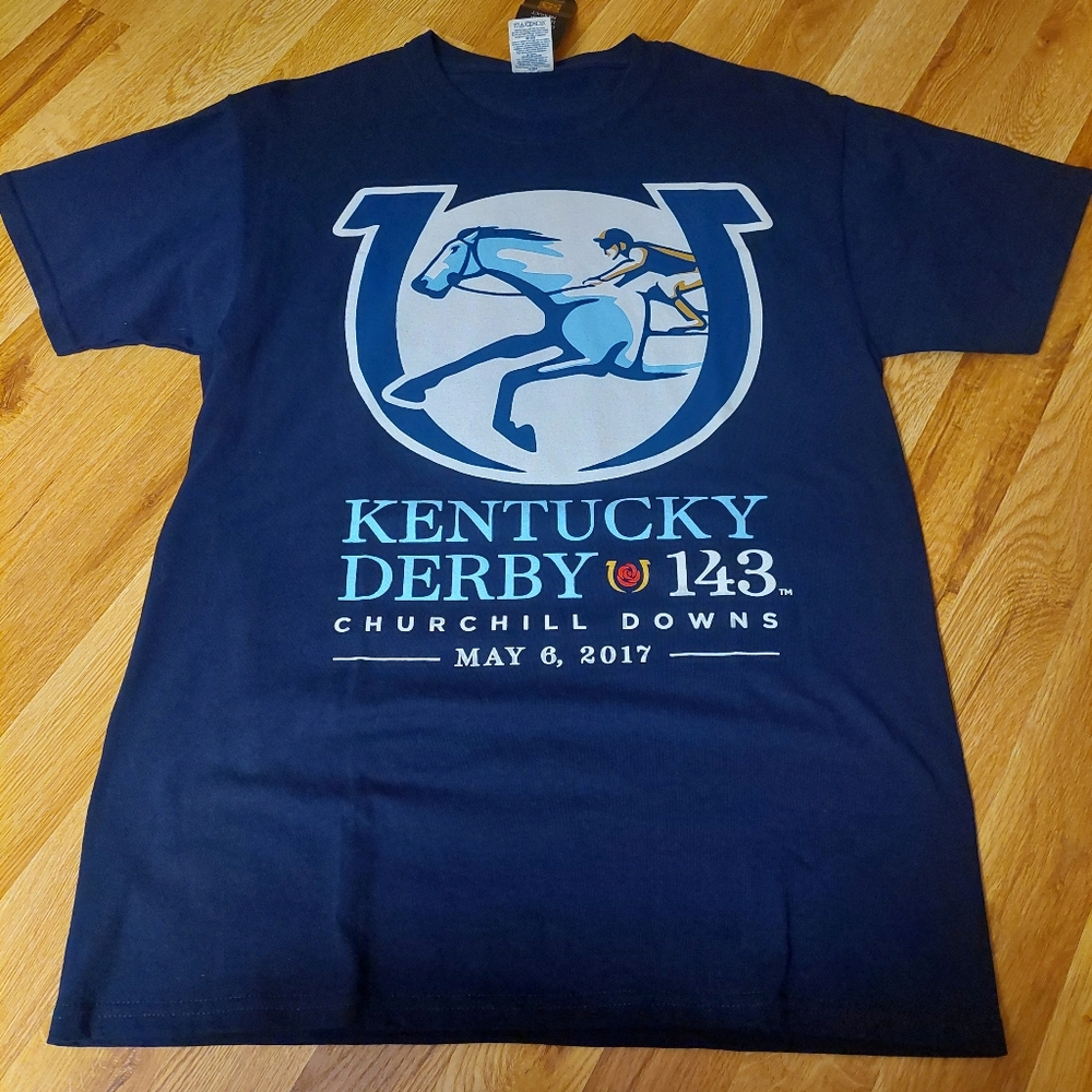 Women's Kentucky Derby 2017 T-shirt NWT Size Medium